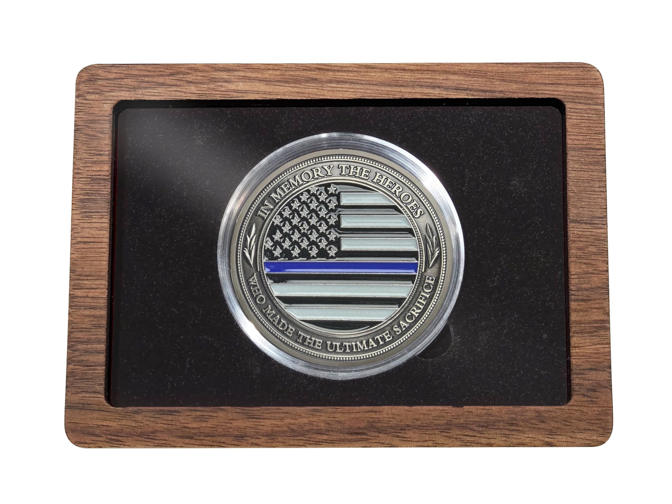 Challenge Coin Display Case Silver Dollar Coin Holder 2.3-2.5