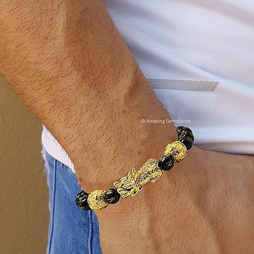 Miniatura 529 de Amazing Gemstone Crystal Bracelet for Women Men's Gifts - Protection Healing Crystal Bracelet - 8mm Gemstone Beaded Adjustable Bracelet Pulseras