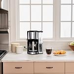 Ninja (Rénové) 12-Cup Brewer programmable CE251 Cafetière, 60 oz, acier noir/sans danger (Renewed)