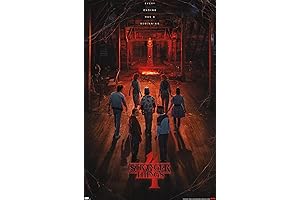 Stranger Things Season 4 Creel House Teaser One Sheet Wall Poster (22.375" x 34", Unframed)