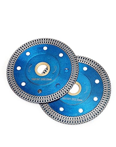 Miniatura 10 de Hoja de corte de porcelana de hoja de azulejos de diamante súper fina de 5 "para cortar azulejos de porcelana de cerámica de mármol de granito