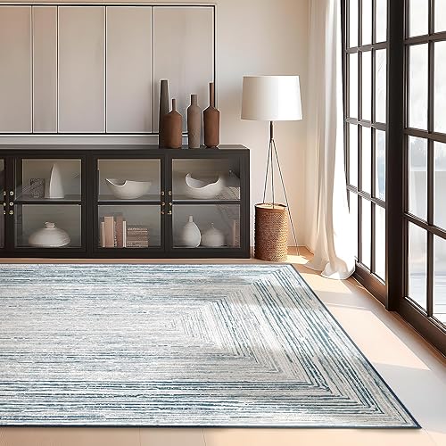 Miniatura 84 de Phantoscope Vintage Collection - Alfombra de área de 8 x 10 pies, alfombra grande para sala de estar, lavable, bohemio, antideslizante