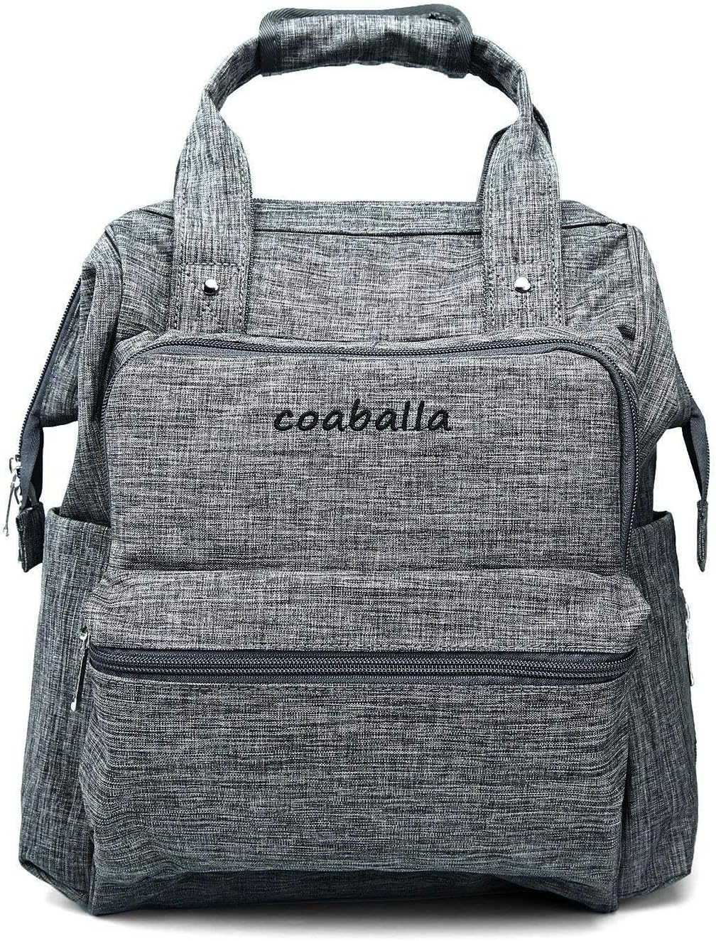 Diaper Backpack, Large Capacity Baby Diaper Bag, Multi-Function Travel Backpack Nappy Bags, Nursing Bag, Fashion Mummy, Roomy Waterproof for Baby Care, Stylish and Durable (Red)