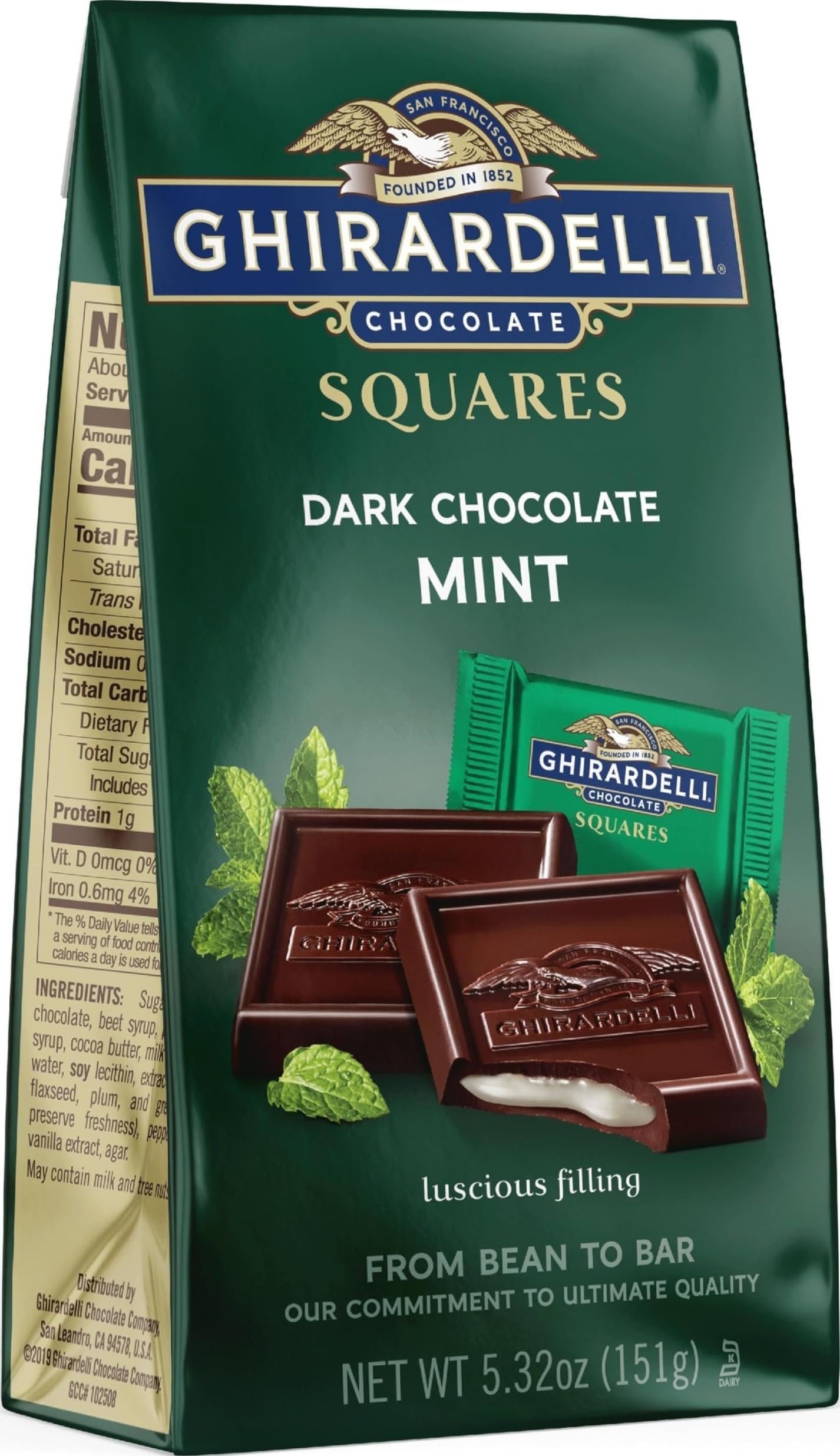Chocolate Squares Dark & Mint Dark Chocolate, 151 g