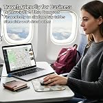 Wireless Mouse Mini Small Finger Bluetooth Mouse with TF Card Reader,Silent Pocket Portable Handheld Tiny Compact USB Travel Optical Mice for PC Laptop Computer MacBook Tablet Kids Women Men Gift