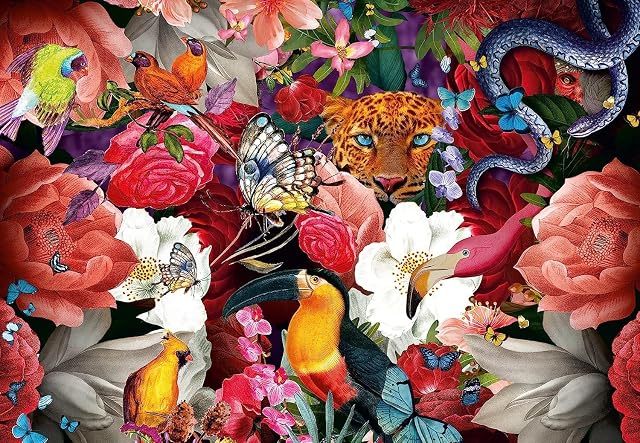 Foto 4 de 4 de Ravensburger - Puzzle 300 piezas para adultos Flores, Puzzle adultos 27x39cm