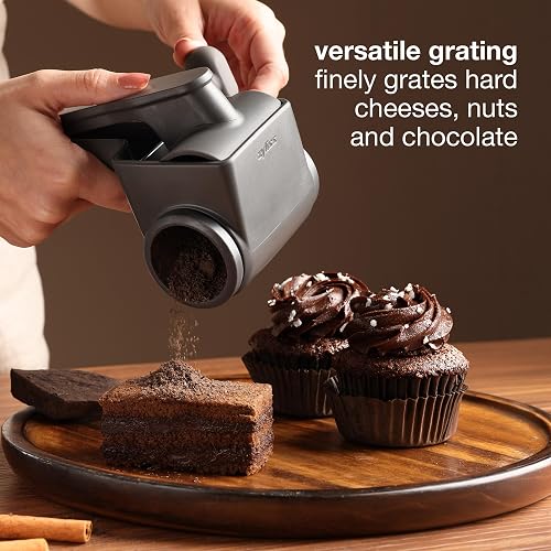 Zyliss Grattugia Formaggio e Verdure Manuale Professionale, Acciaio Inox - 7