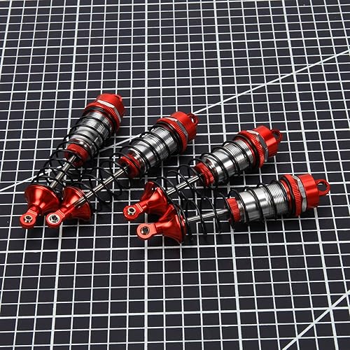 Miniatura 7 de Rcawd 4 amortiguadores de metal completo compatibles con Arrma 3s Blx Upgrade Parts Amortiguador Arrma Big Rock Arrma Typhon Arrma Vorteks Arrma