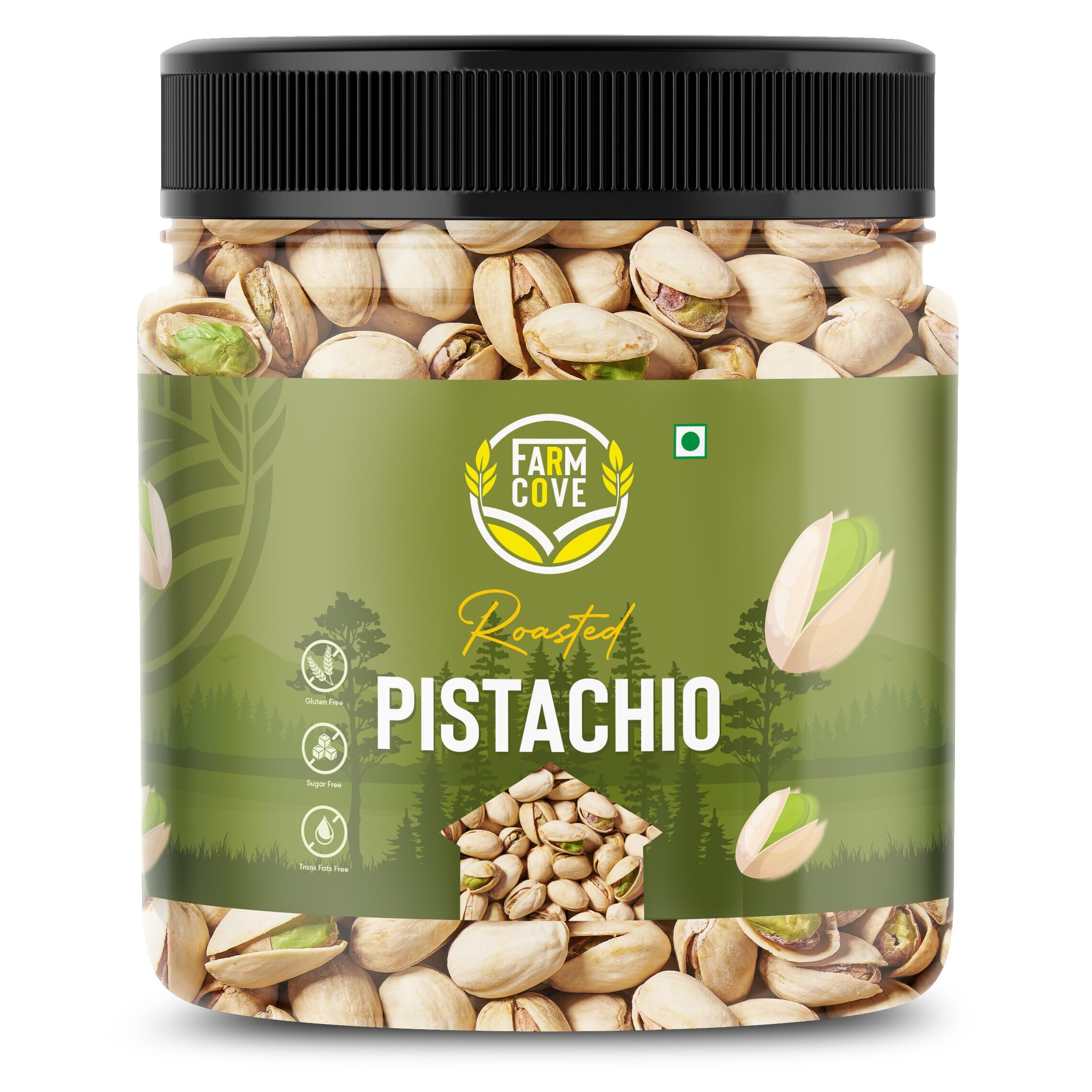 FARM COVE 500g Premium Roasted & Salted Pistachios | Roasted Pista with Shell | Jumbo Size & Crunchy-image-7