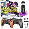 X2 Ultra Retro Game Stick 4K,Built-in 31000 Games,Support 33 Emulators,HDMI Output Portable Retro Game Console with 2.4G Wireless Controllers,Plug & Play Arcade Video Game Emulator for Adults 64G