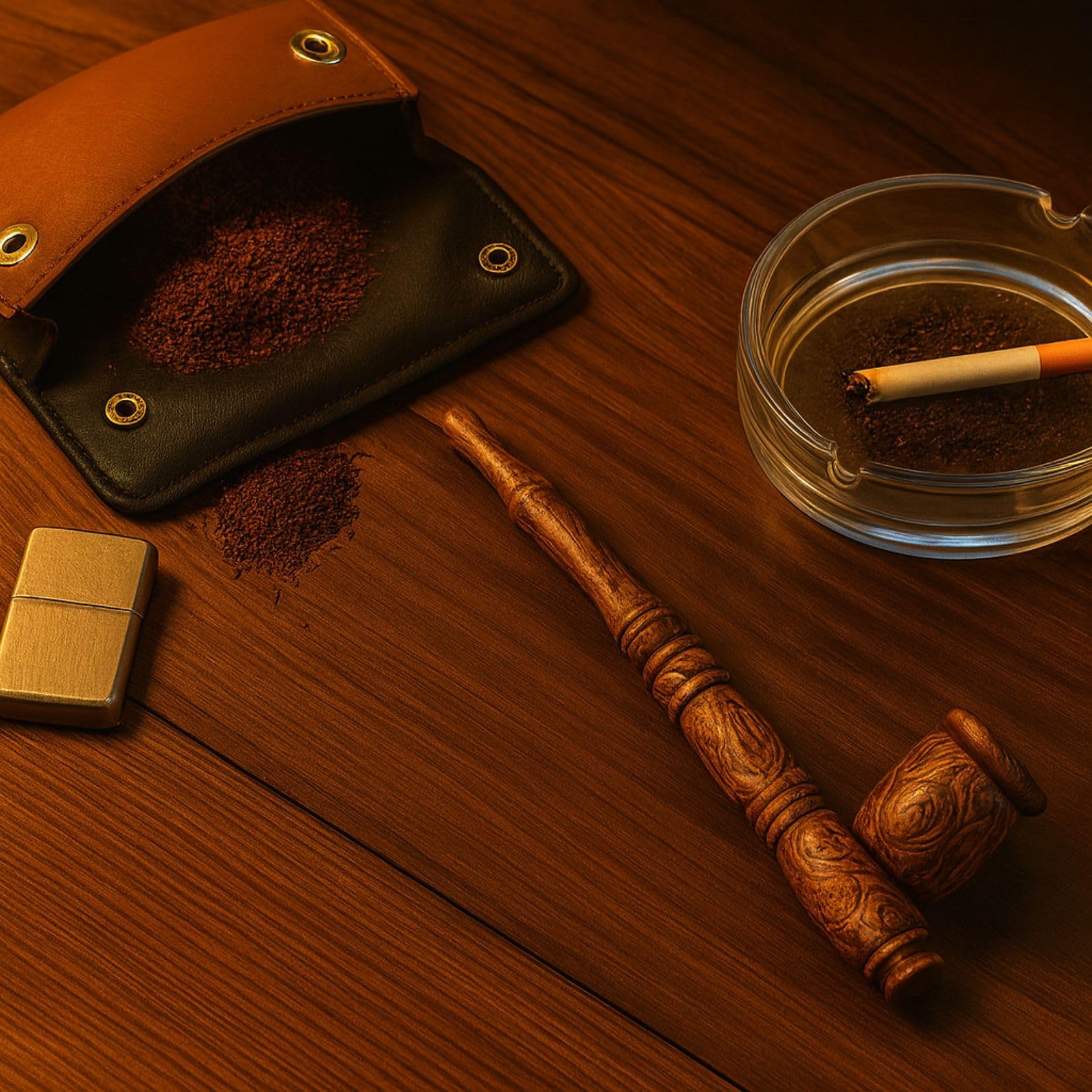 Weedness Gandalf-Pfeife in Braun 30 cm aus Ebenholz Handgeschnitzt – Holzpfeife Pfeifen-Set Einsteiger Tabakpfeife Holzpfeifchen Smoking Pipe Holz Lange Purpfeife Friedenspfeife