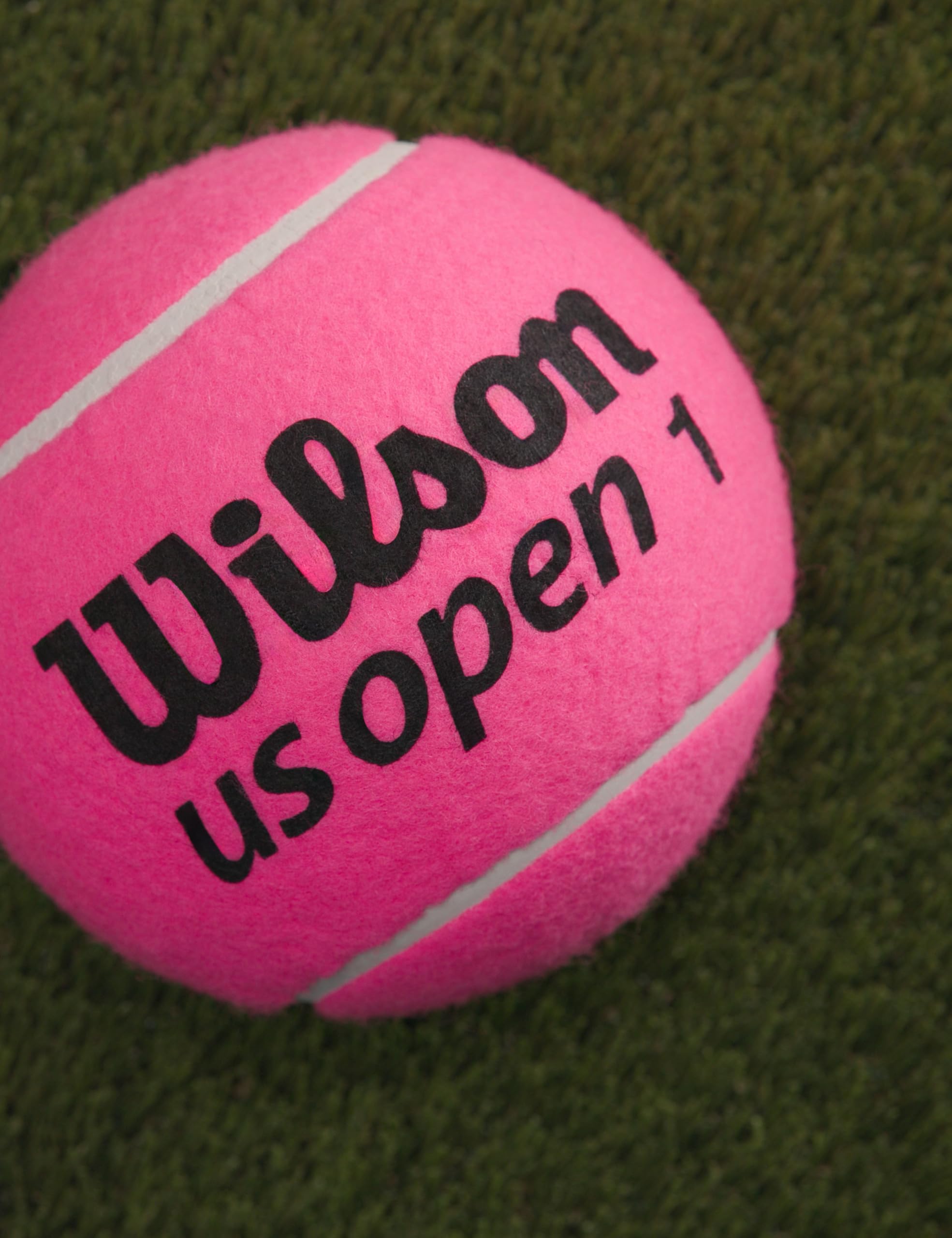 Amazon | WILSON ジャンボテニスボール 空気を抜いた状態 - ピンク