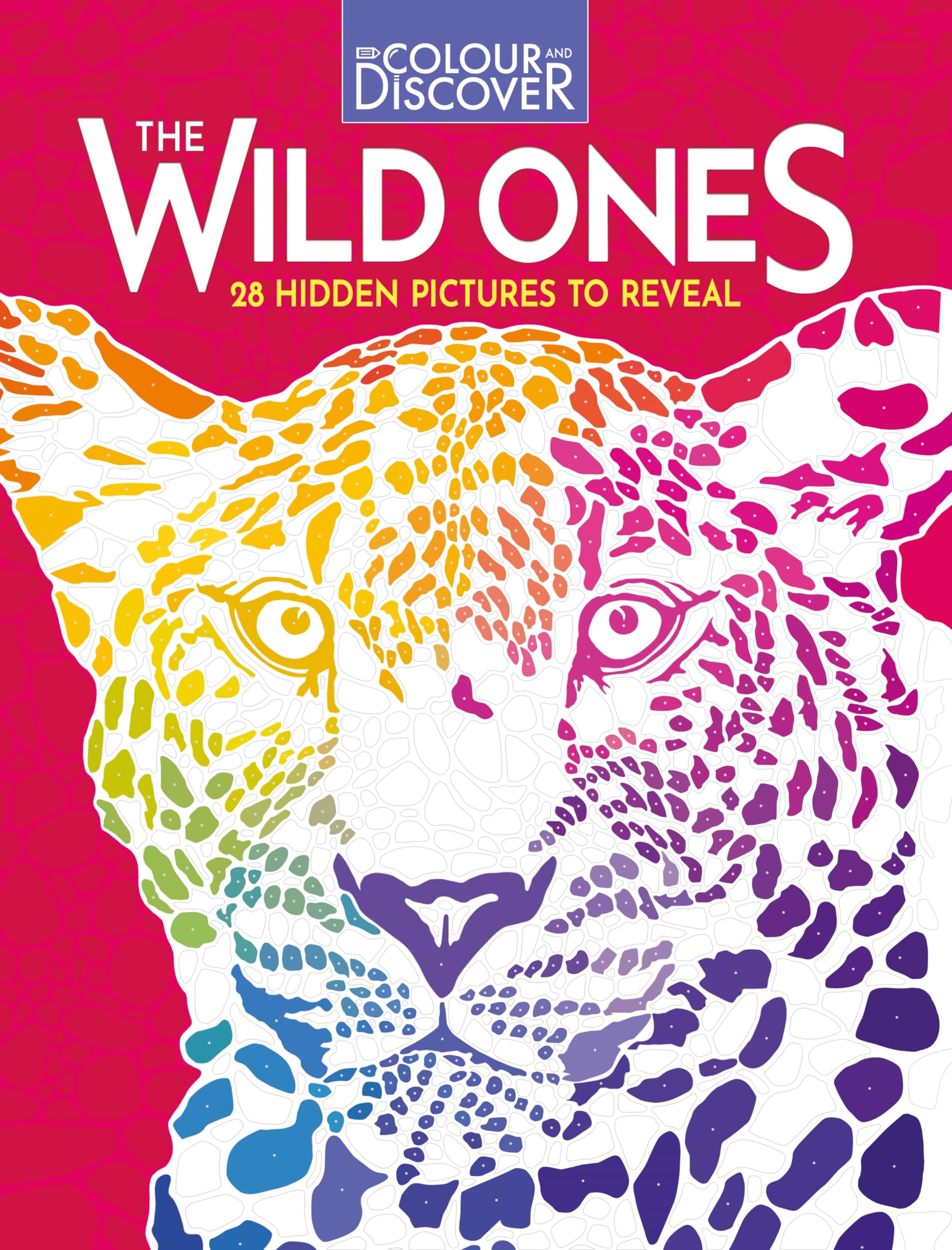 Buster Books Unisex Multicolor Colour & Discover: The Wild Ones : 28 Hidden Pictures To Reveal