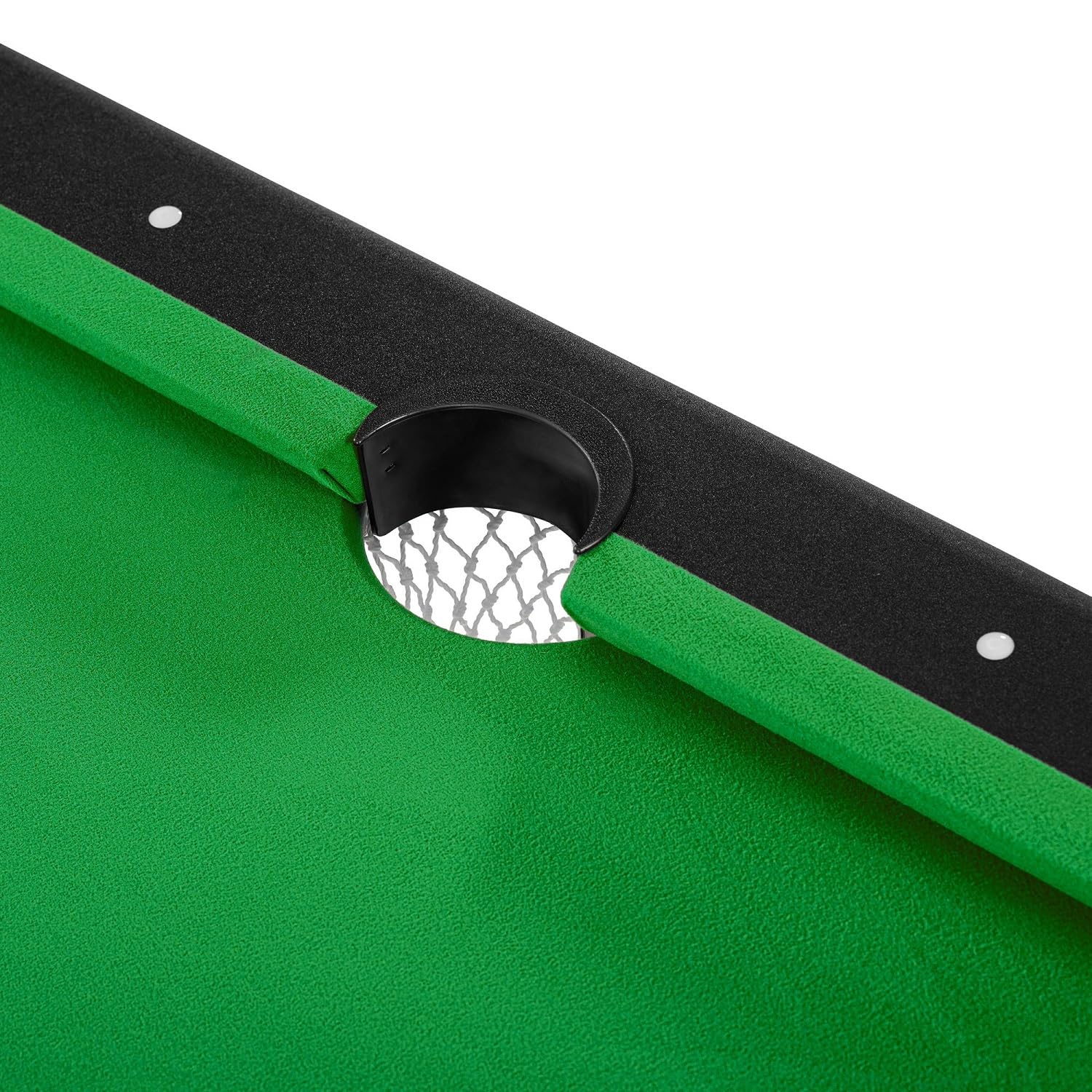 Table de Billard - 6ft (193x109x81cm) - Buckshot Atlanta - Pliable - avec Accessoires - Vec Pieds pliants en métal - Vert