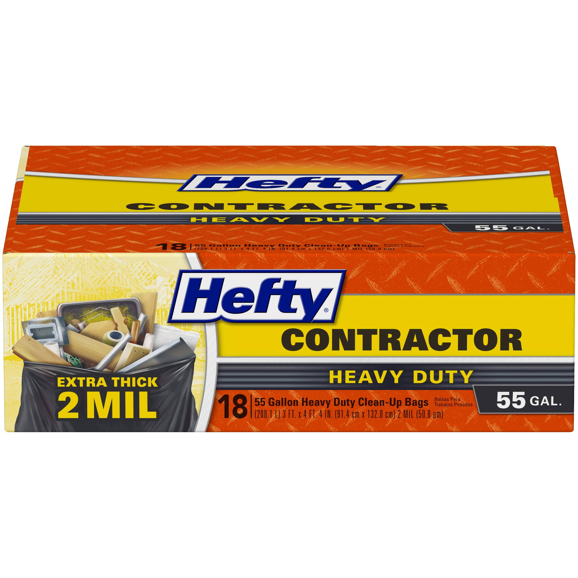 HeftyHeavy Duty Contractor Bags, 18 Count (Pack of 1)