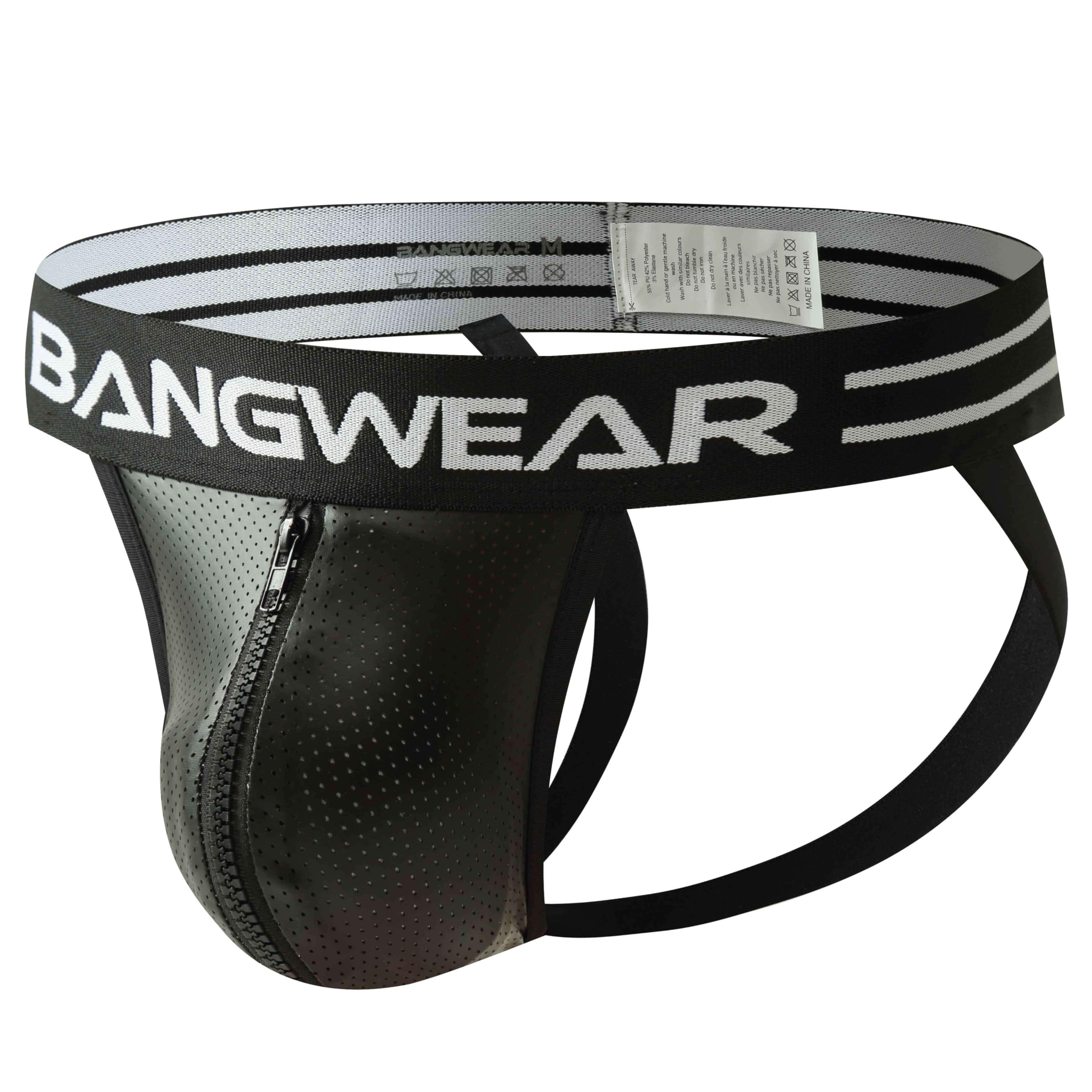 Locker Perforated Leather Jockstrap Mens Athletic Supporters Underwear PU Jocks