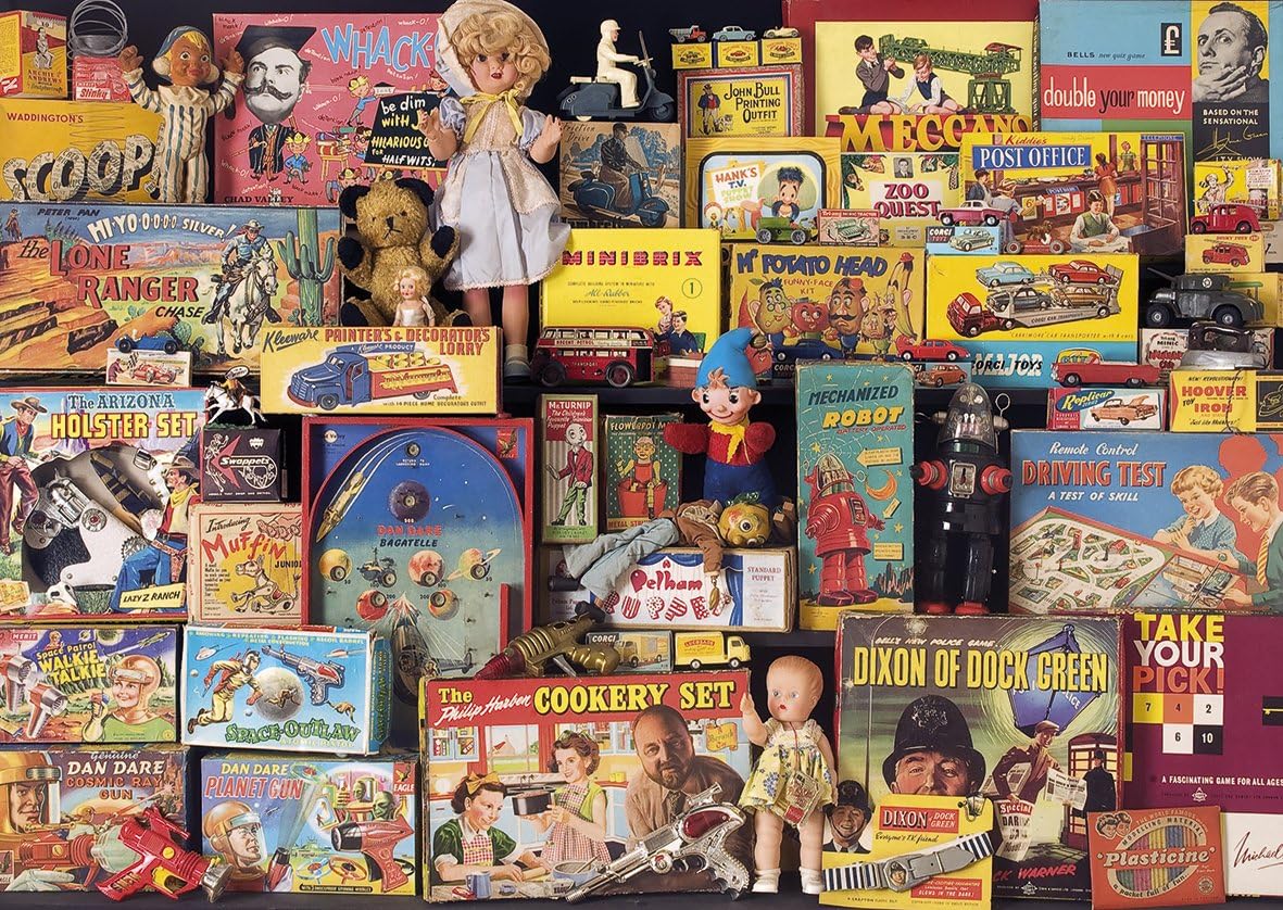 Gibsons 1950s Toy Box Memories Jigsaw Puzzle (1000pieces) Amazon.co