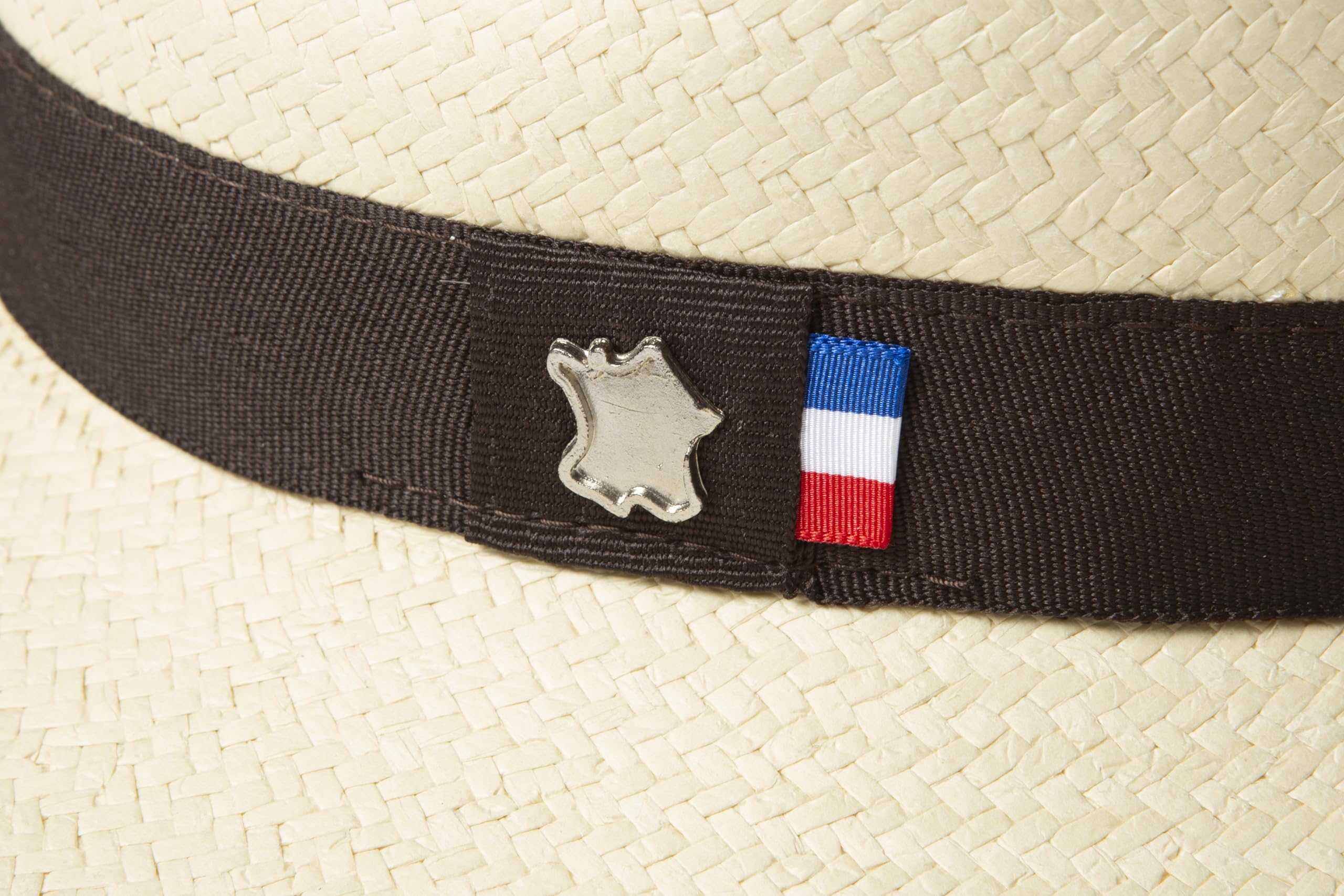 Patriia Chapeau avec Drapeau français. Fabrication entièrement Artisanale, réalisée à la Main. Chapeau pour Homme. Chapeau pour Femme.