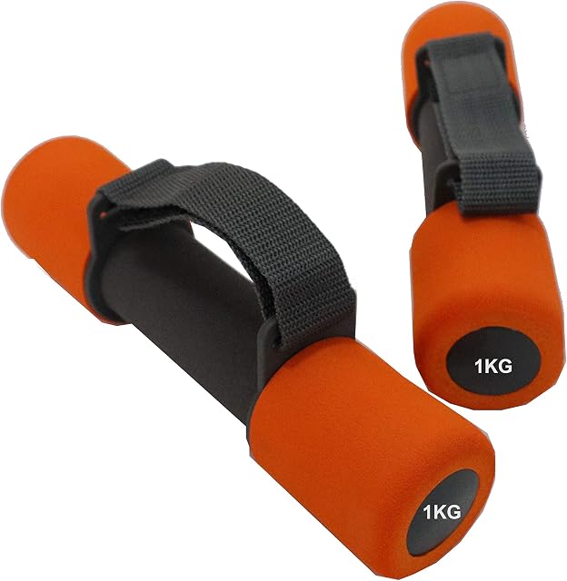 VLFit Softgrip Dumbbells  set of 2 with adjustable grips  choice of weights  2 Dumbbells per set