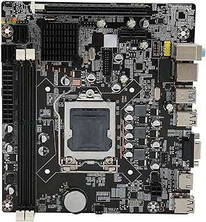 H61 Teclado de Computador, LGA 1155 2X DDR3 16GB M ATX Desktop Gaming Mainboard para Intel Core I7 I5 I3, PCIE 16X X1 Slot para Placa Gráfica, HDMI, VGA