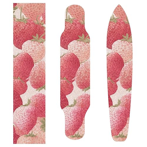 Vista 17 de Abstracto Negro Gris Geométrico Skateboard Grip Tape 33x9inch Papel de lija Longboard Scooter Griptape Diseño antideslizante y anti-desgarro