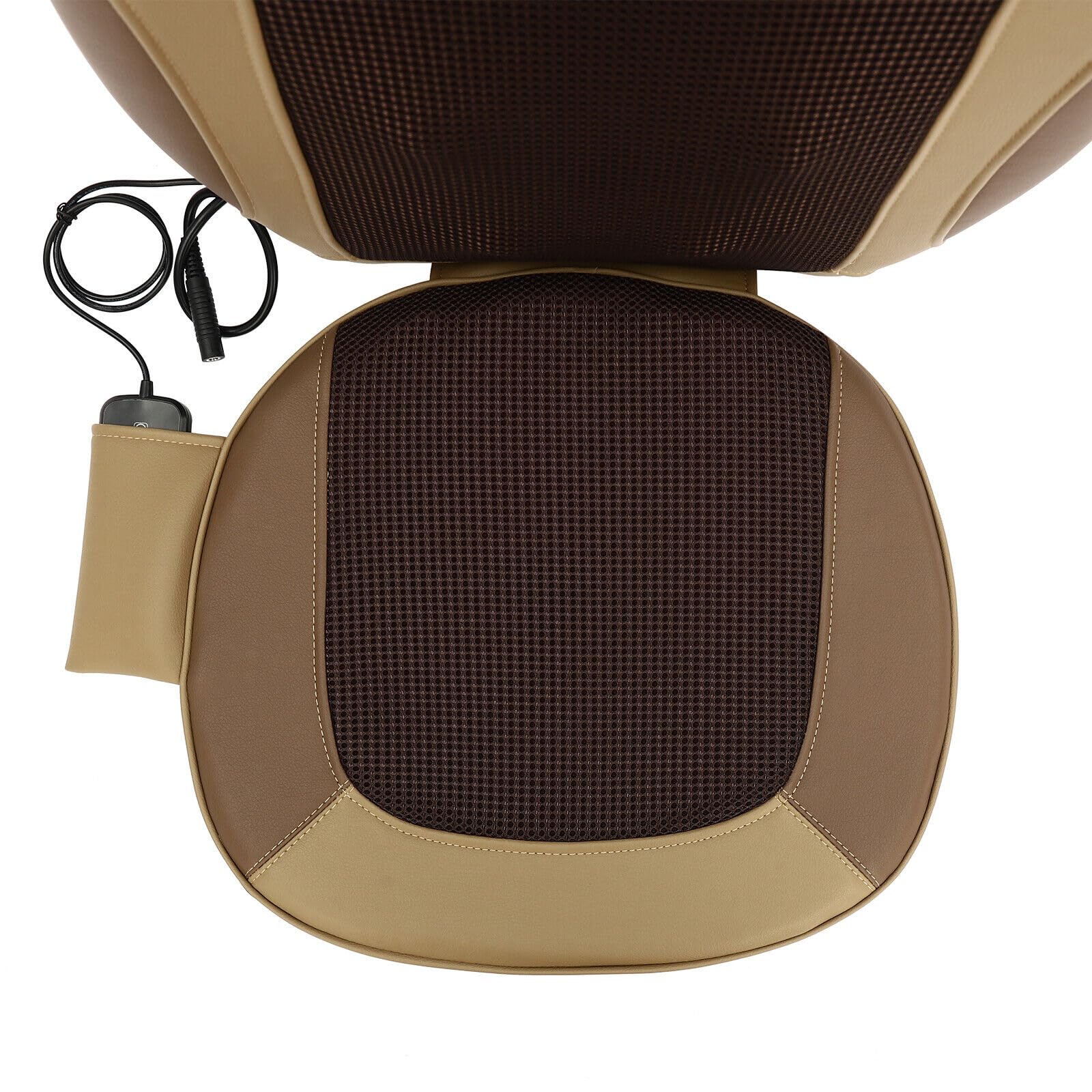 Cuscino massaggiante Shiatsu, cuscino massaggiante, massaggiatore, cuscino comfort massaggiante con funzione riscaldante, cuscino per massaggio shiatsu schiena con funzione riscaldamento e telecomando