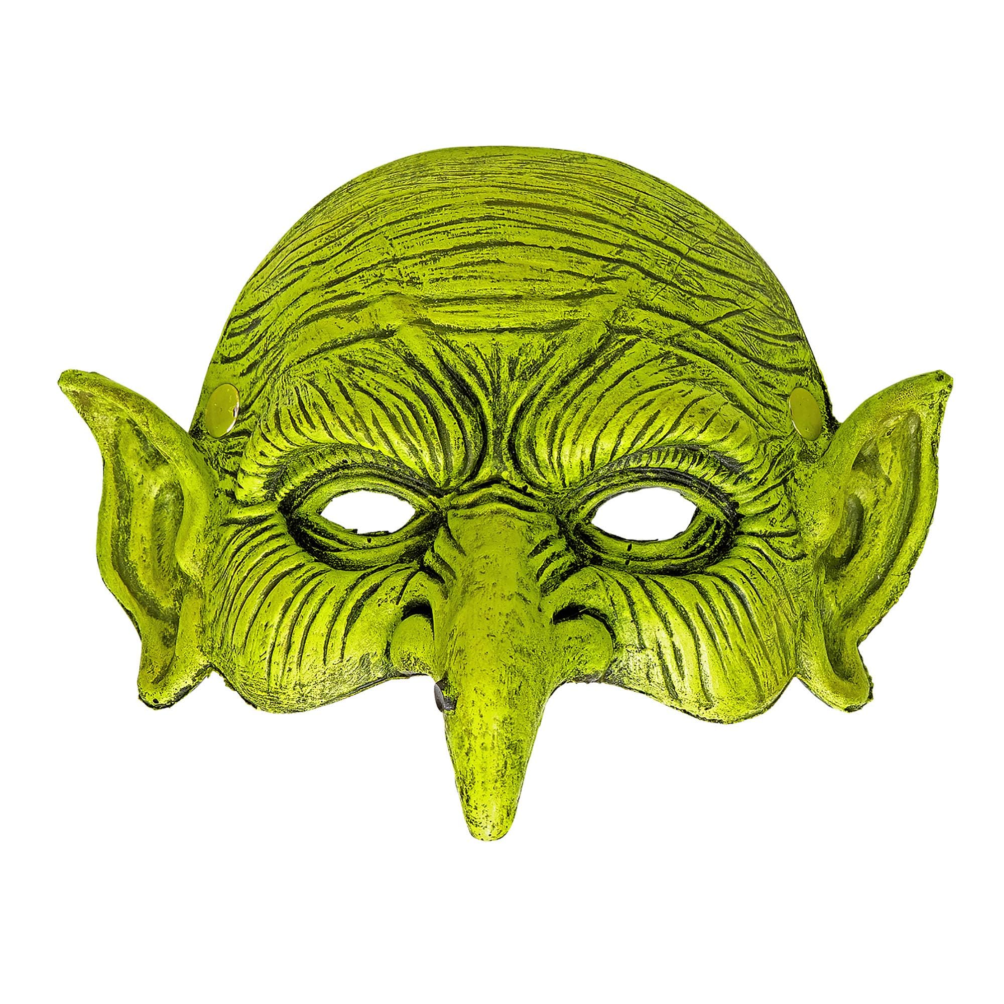 Widmann vd-wdm05391 Witch Mask Without Chin in Foam, One Size, Green