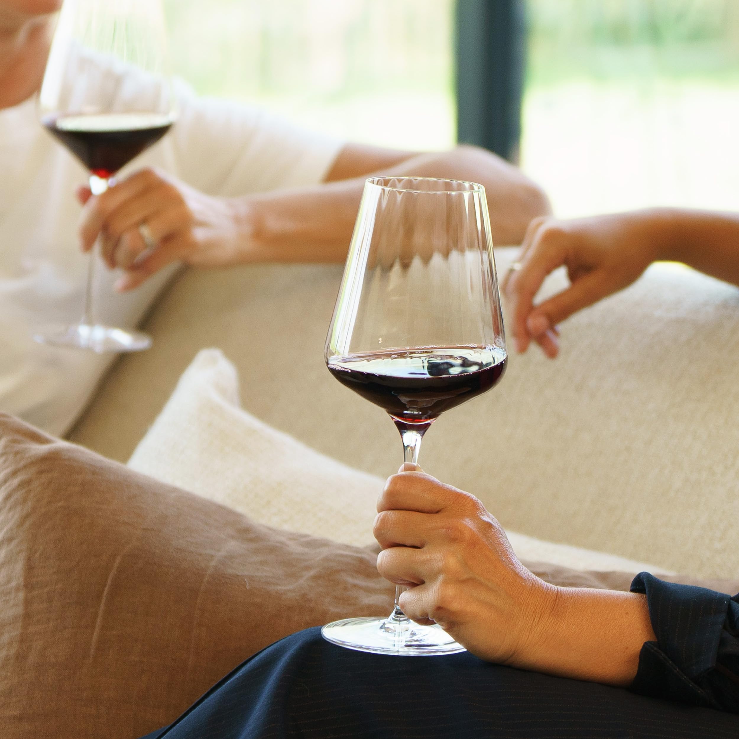 Stölzle Lausitz Kieliszki do Bordeaux Symphony Zestaw 6×645 ml – Eleganckie kryształowe kieliszki dla maks. rozwoju aromatów – Idealne do wina Bordeaux – Zmywarkoodporne & odporne na uszkodzenia