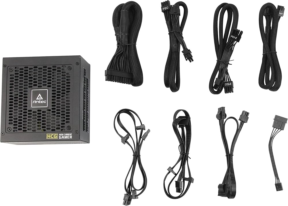 Antec HCG650, 80+ Gold Certified 650W Power Supply with Full Modular, 120mm FDB Fan, and Japanese Capacitors thumbnail 5