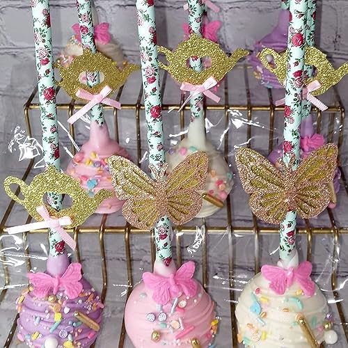 Miniatura 6 de Moldes de silicona de mariposa para chocolate (4 unidades), mini moldes de caramelo de mariposa para decoración de pasteles, decoración de cupcakes,