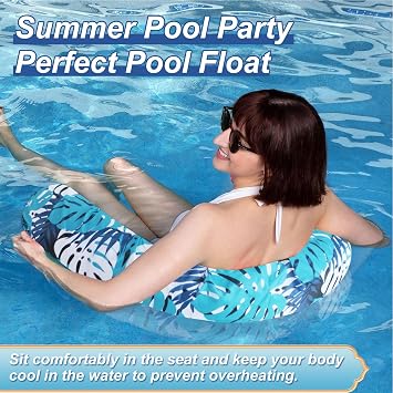 Pool Floats for Adults Inflatable Floating Foldable
