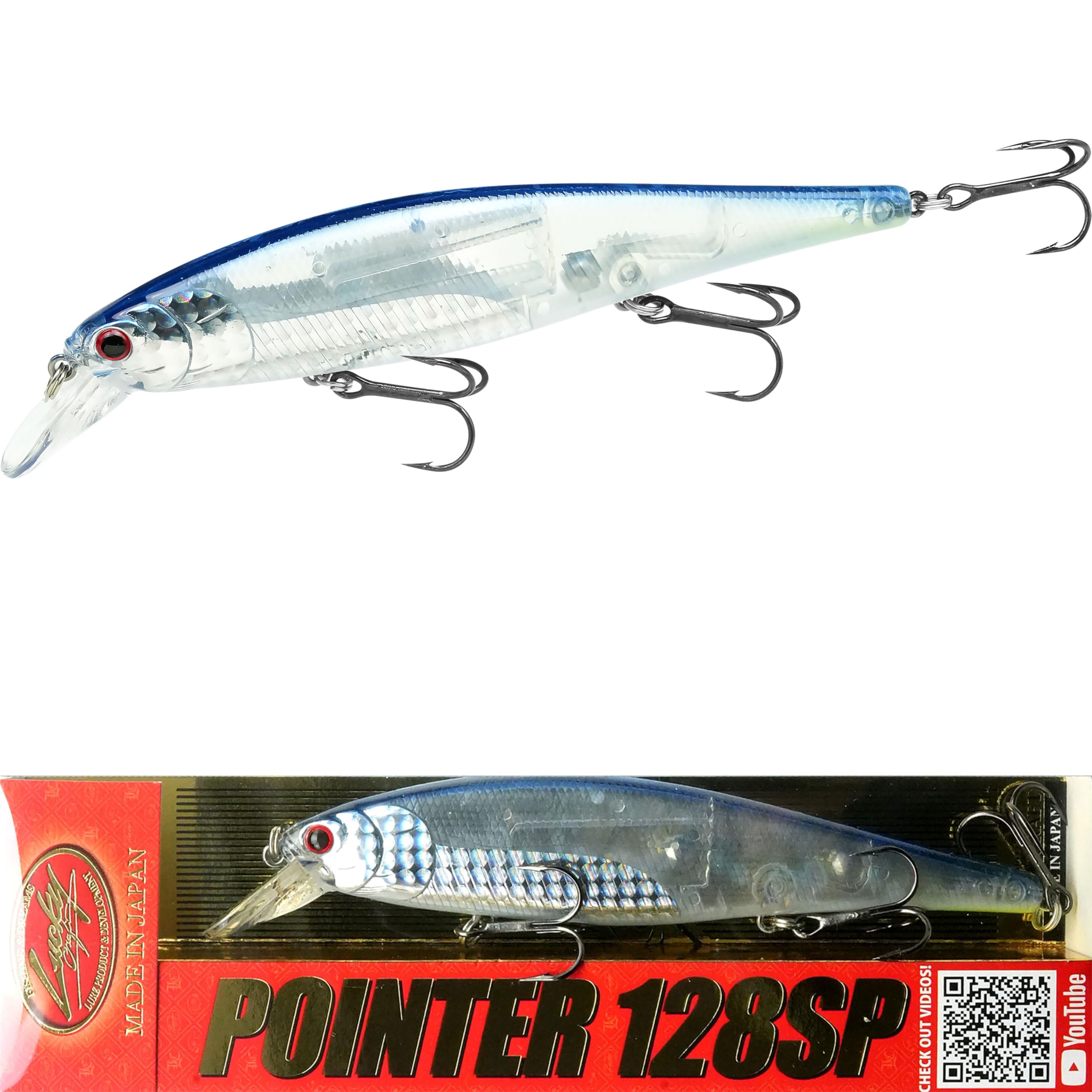LUCKY CRAFT Pointer 128SP - Bass Fishing Jerkbait -15