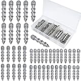 Nail Weights for Bass Fishing,45pcs Wacky Worm Weight Insert Sinkers Kit for Soft Plastic Lures, Neko Rig and Wacky Rig Pencil Sinker 0.875g 1.15g 1.75g 3.5g