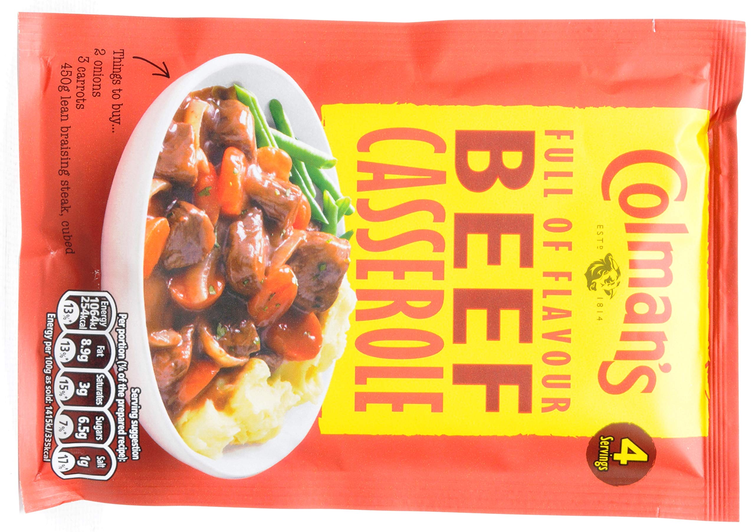Colmans Lot de 3 paquets de sauces (mélange de bœuf 3 x 40 g)