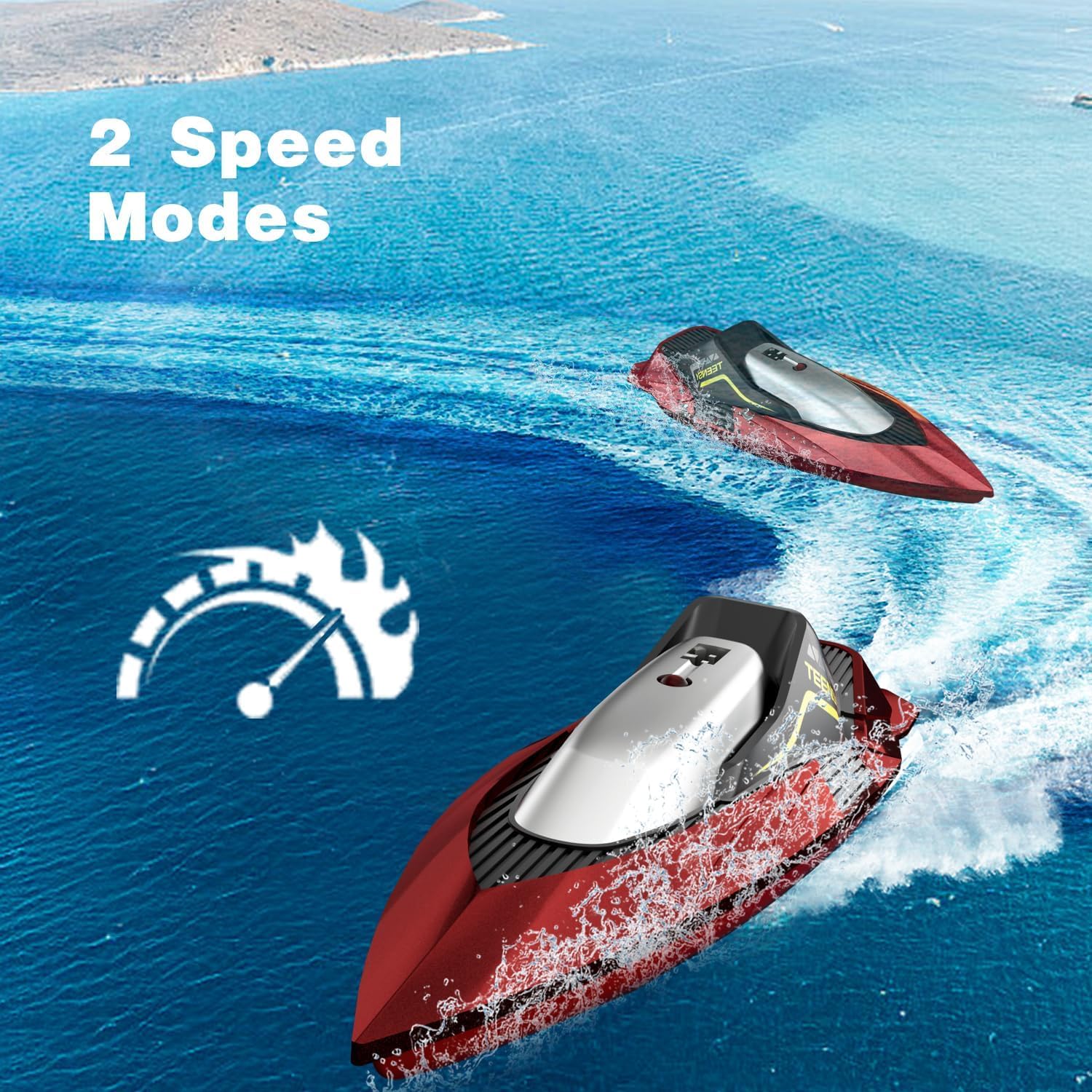 4DRC Remote Control Boats 2.4GHz Full Proportional Mini RC Jet Boat Toys,Boats for Pools and Lakes,akes,Bathtub Toy Boats with Whole Body Waterproof,Gift for Adults Boys & Girls