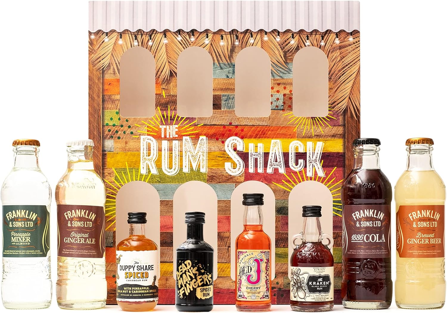 Spiced Rum Gift Set Dead Mans Fingers Rum, Kraken Rum, Duppy Share