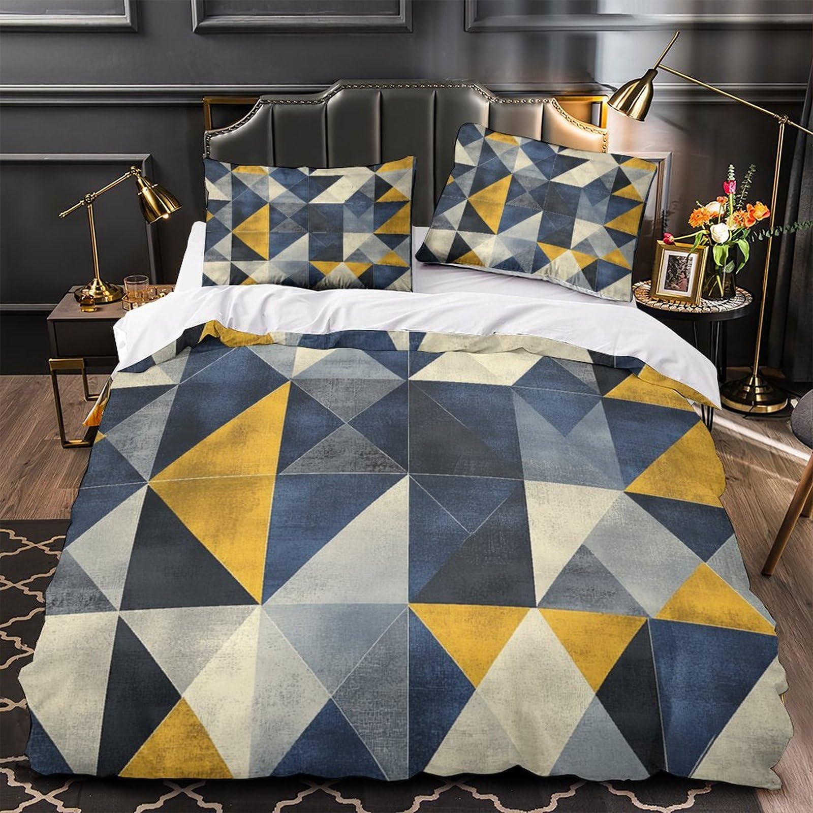 Housse de couette entretien facile en microfibre 220x240 cm