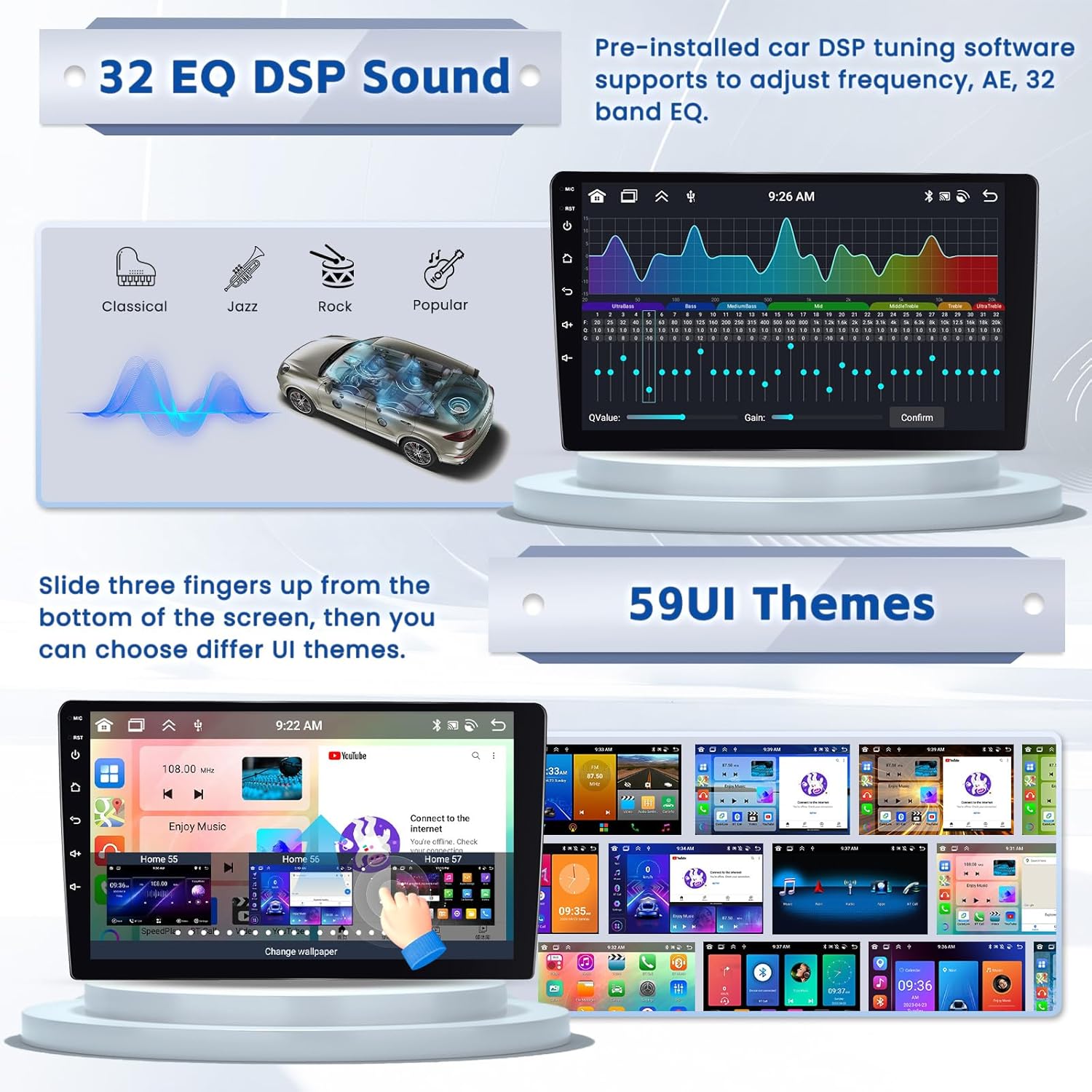 32 EQ DSP Sound and 59 UI Themes