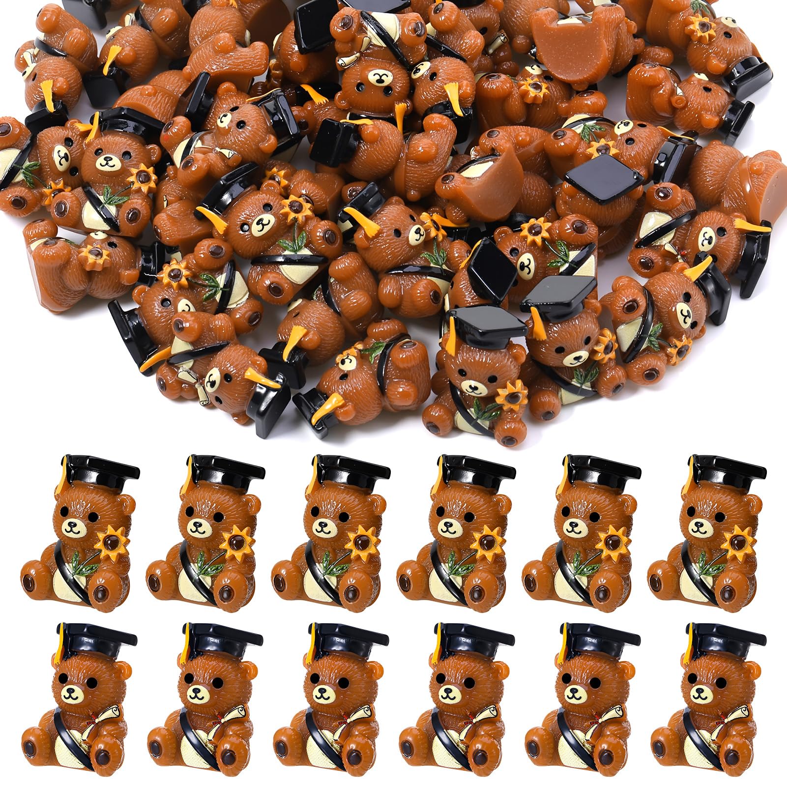 Photo 1 of **Similar item**
GGSTDDUP 50 PCS Mini Resin Animals, 10 Styles Mini Figures to Hide Tiny Miniature Animals with Graduation Caps, Grad Animal Gifts for Fairy Garden Miniature Dollhouse Aquarium Grad Party Favors