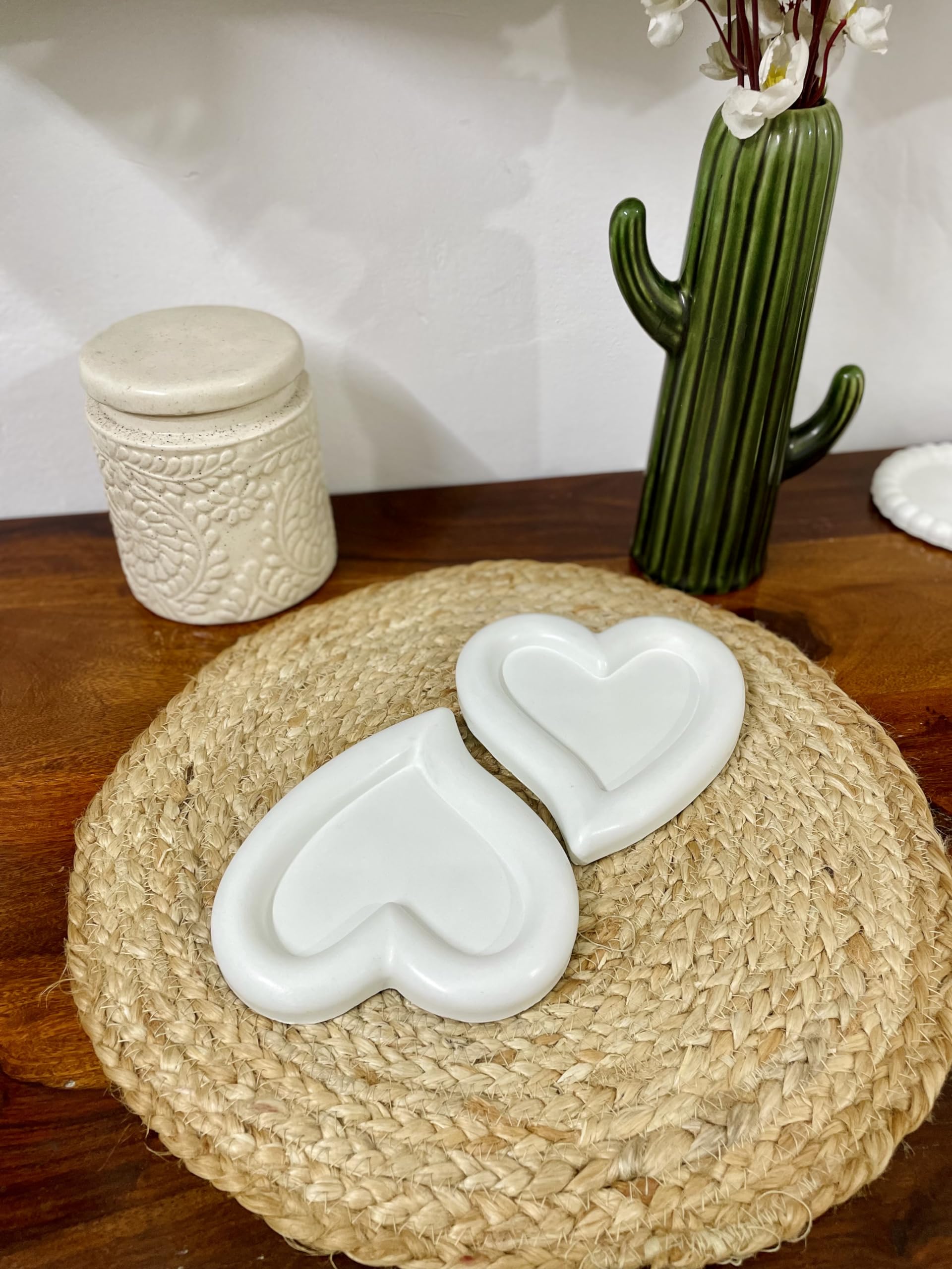 Buy TREETRUNK® Concrete Heart Trinket Tray | Jewellery/Makeup