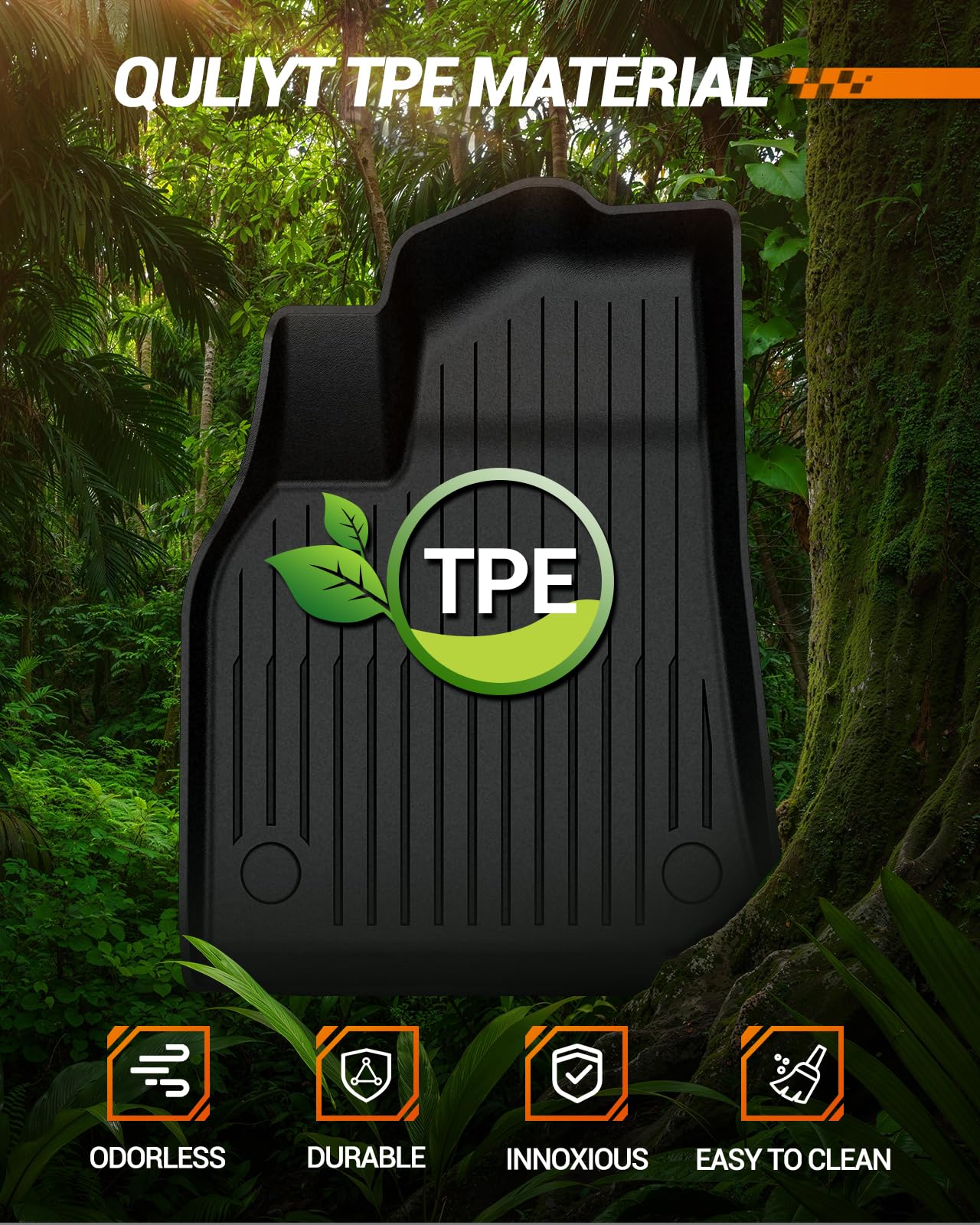 2024 2025 2026 Tesla Model 3 Floor Mats All Weather Full Set Made by SEALIGHT- Custom Fit for — view 7