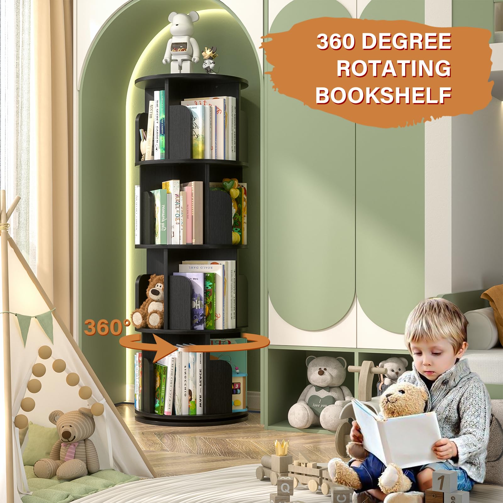 Étagère À Épices Rotative – Rangement Rotative Multifonctionnelle Simple Double – Organiseur