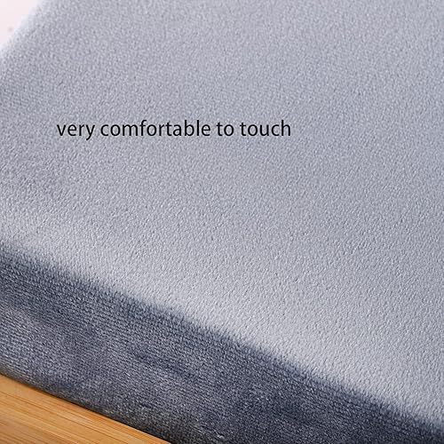 Miniatura 3 de Cedilis Bandeja de regazo de bambú con almohada desmontable, bandeja de servir de 16.9 x 13 pulgadas con asas para comer en la cama