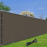 Vista 1 de Coarbor Pantalla de privacidad para valla de 6 x 20 pies, cubierta de malla resistente con fijaciones reforzadas y ojales inoxidables para patio al