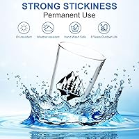 Vista 7 de XSEINO Vinilo permanente – Rollo de vinilo adhesivo negro de 12 pulgadas x 11 pies para silueta y otros cortadores, vinilo para automóviles