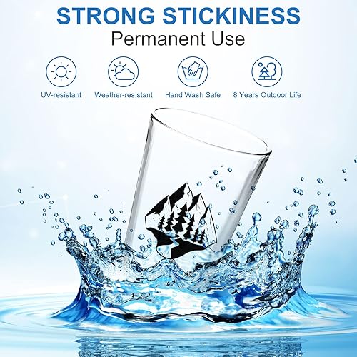 Miniatura 7 de XSEINO Permanent Vinyl - 12" X 11FT Black Adhesive Vinyl Roll for Silhouette and Other Cutters, Vinilo para Autos, Decor Sticker, Car Decal,