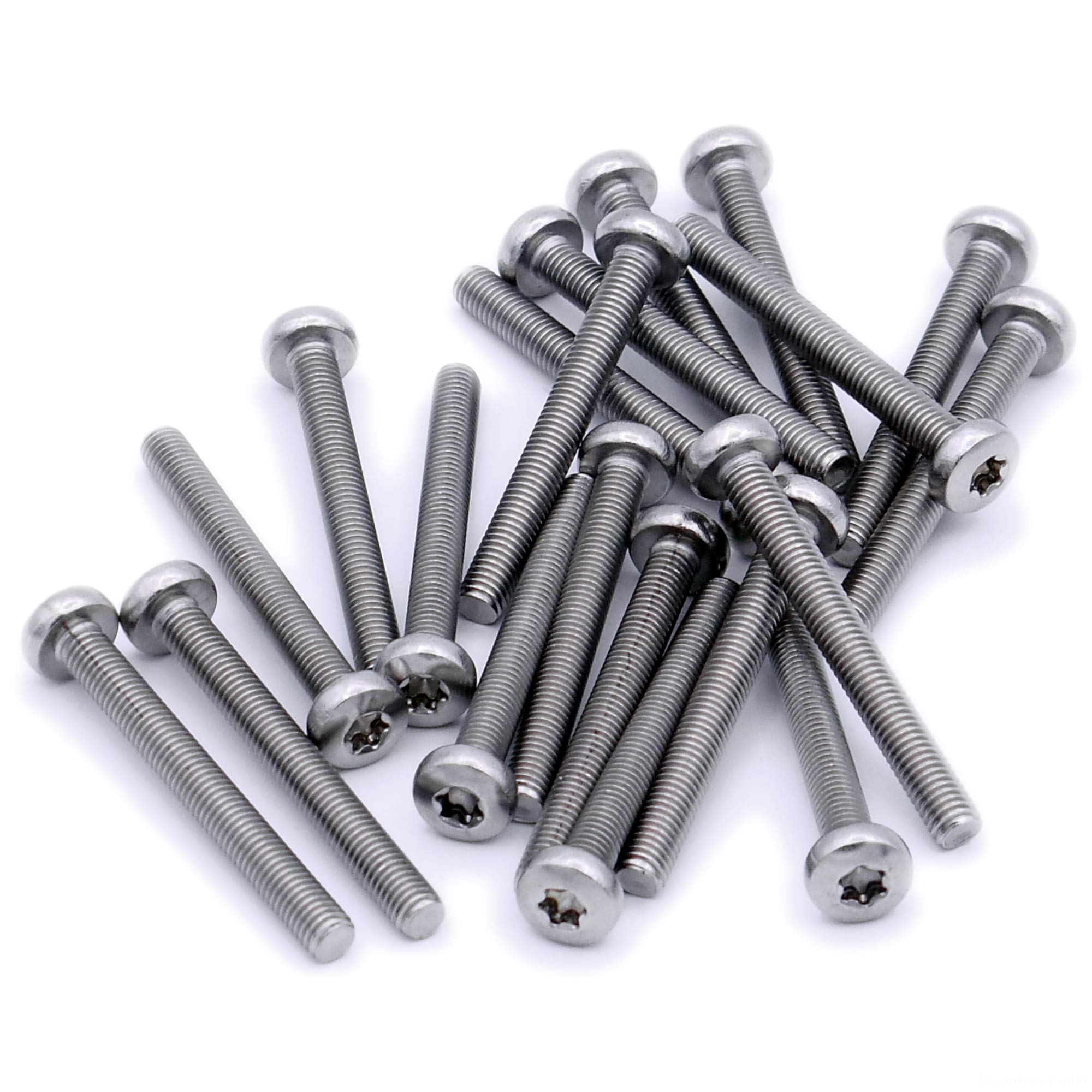 Singularity Supplies M8 (8Mm X 45Mm) Tx Pan Machine Screw (Bolt) - Stainless Steel (A2) (Pack Of 10)