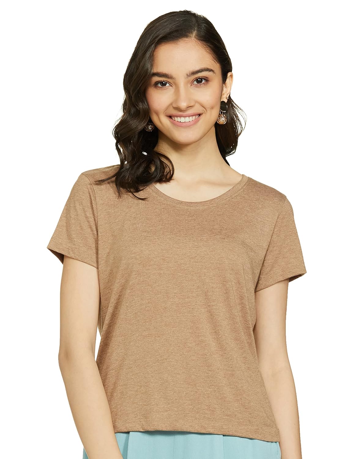 Max Women 65% Poly 35% Cotton Solid Regular Fit Tshirt - Review, Price and Buying Guide