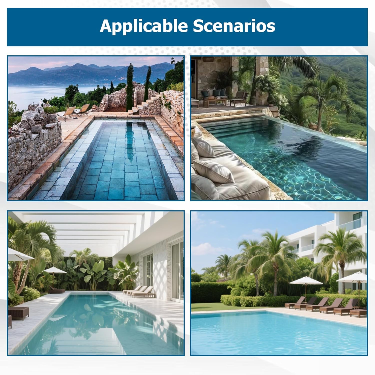 Salt Cell, Chlorination Cell, Replacement for T-Cell-15 Salt Chlorination Cell for Swimming Pools up to 40,000 gallons