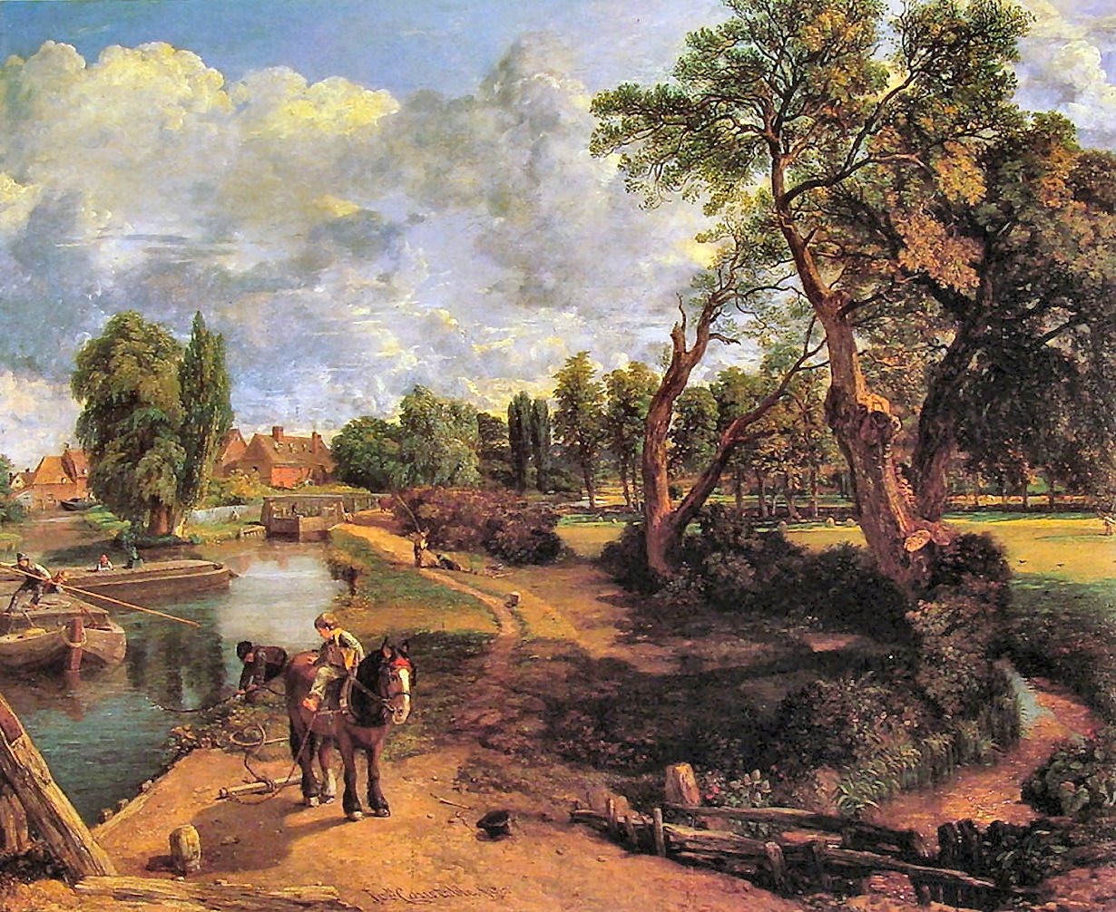 138 Flatford Mill 1816 John Constable Famous Art Print/Poster